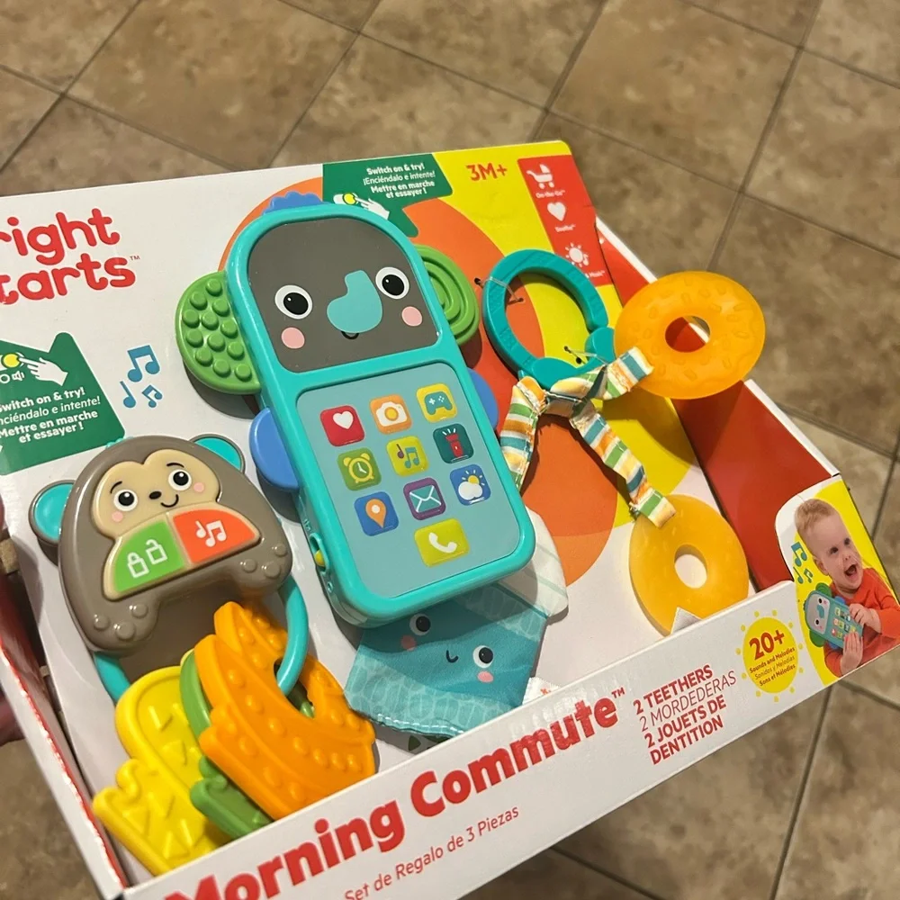 Bright Starts Morning Commute Learning Toy Set -‎ Blue and Orange